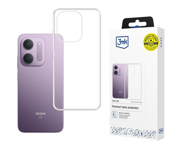 3mk Clear Case do Redmi 17C 5G - 1605348 - zdjęcie